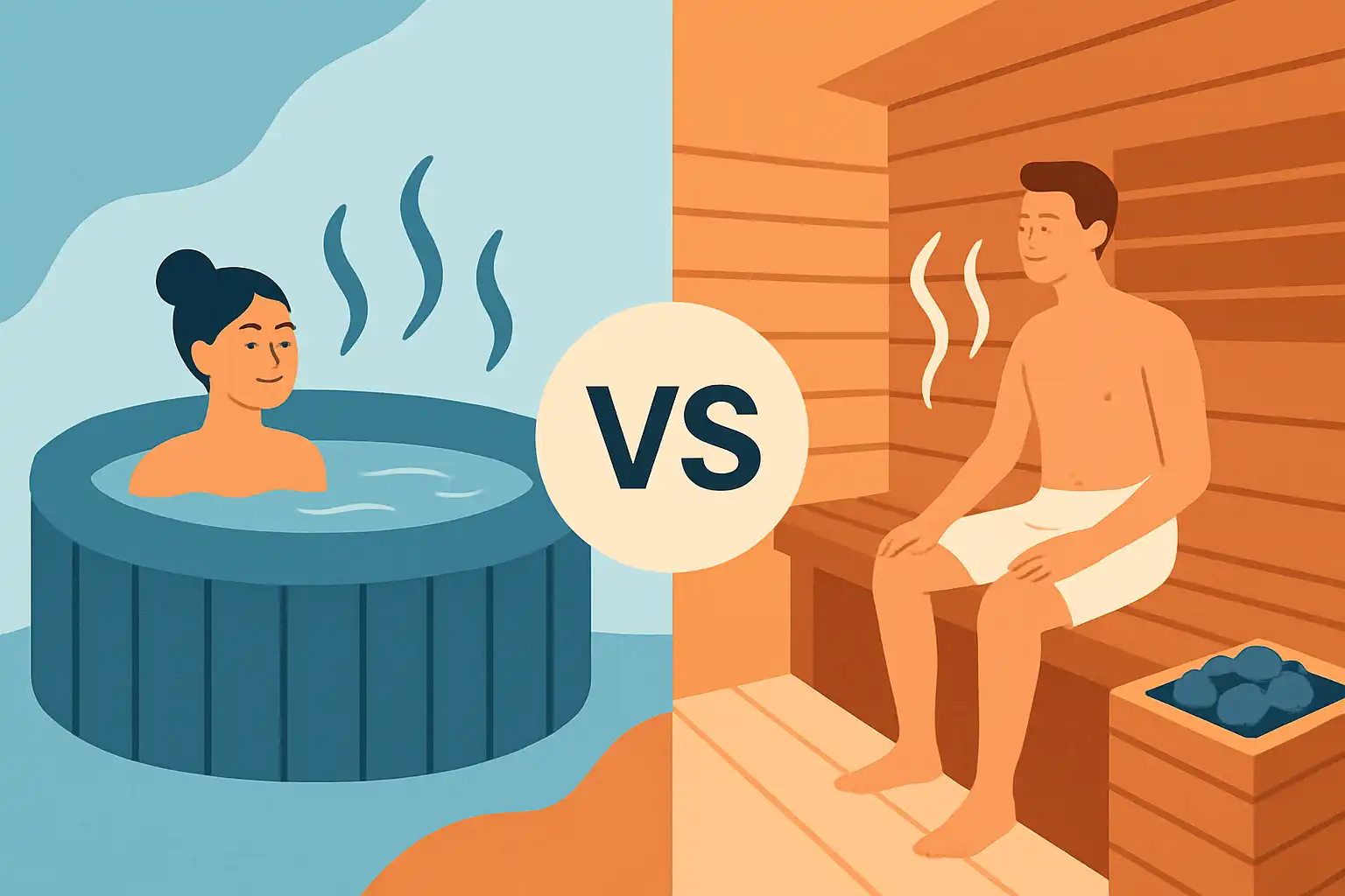Opblaasbare jacuzzi of thuissauna: wat is beter voor ontspanning en herstel?