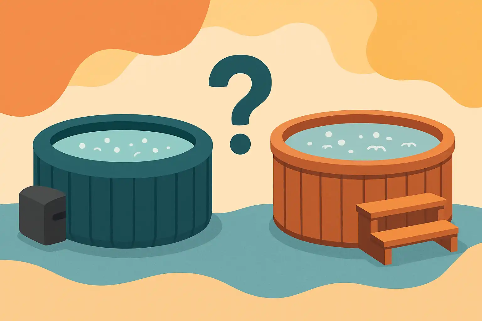 Opblaasbare jacuzzi vs vaste hot tub: wat is op de lange termijn de slimste keuze?