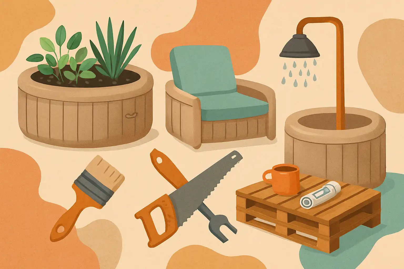 Tweede leven voor je oude spa: creatieve upcycling- en DIY-projecten met afgedankte opblaasbare jacuzzis