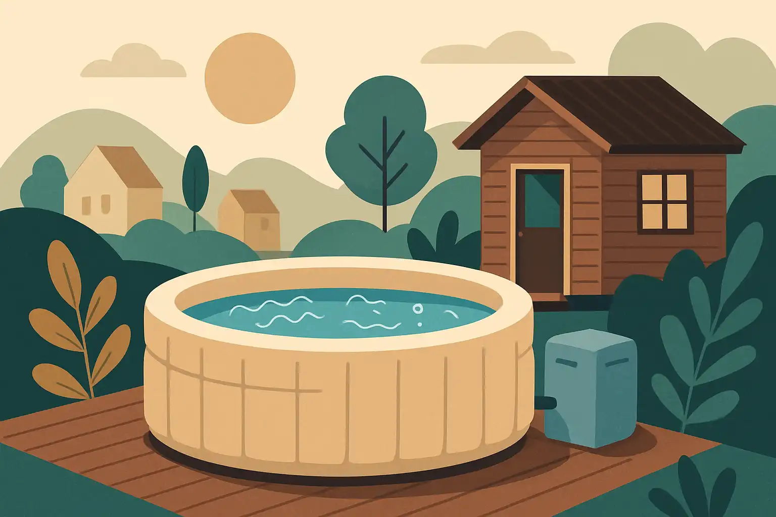 Waarom opblaasbare jacuzzis zo populair zijn in tiny houses en hoe je er het meeste uit haalt