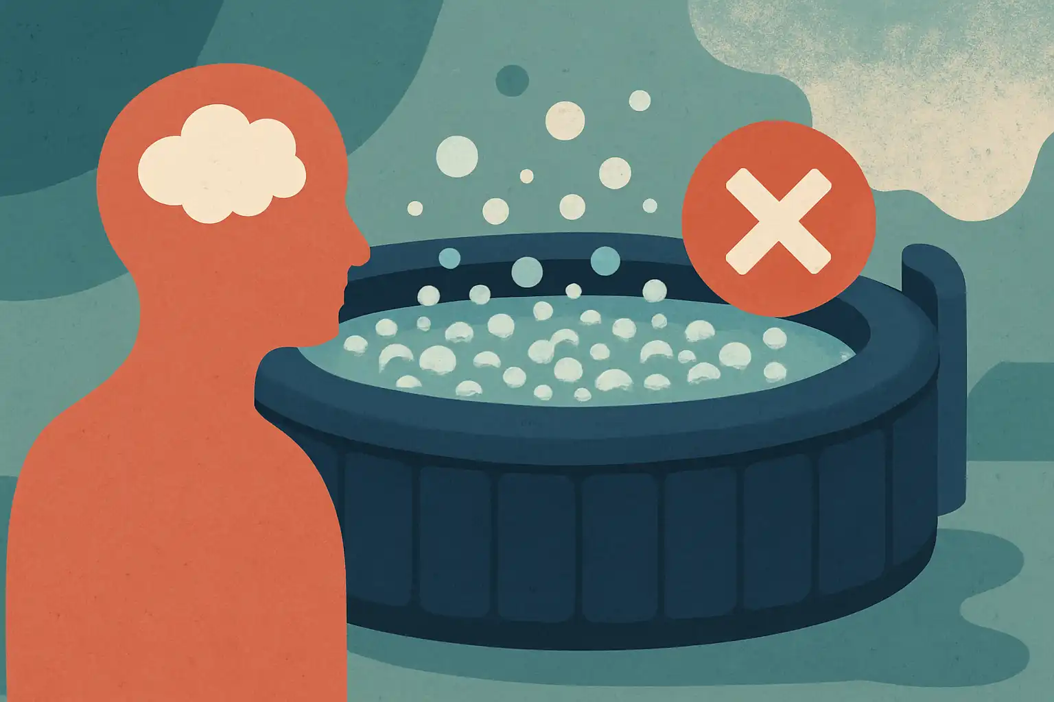 Wanneer bubbelen te veel wordt: de gezondheidseffecten van overmatig gebruik van je opblaasbare jacuzzi