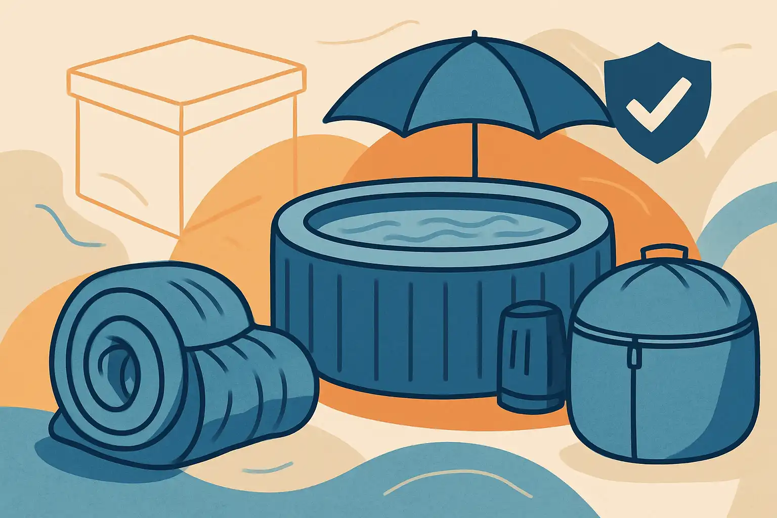 Zo berg je je opblaasbare jacuzzi veilig op na het zomerseizoen: een complete gids