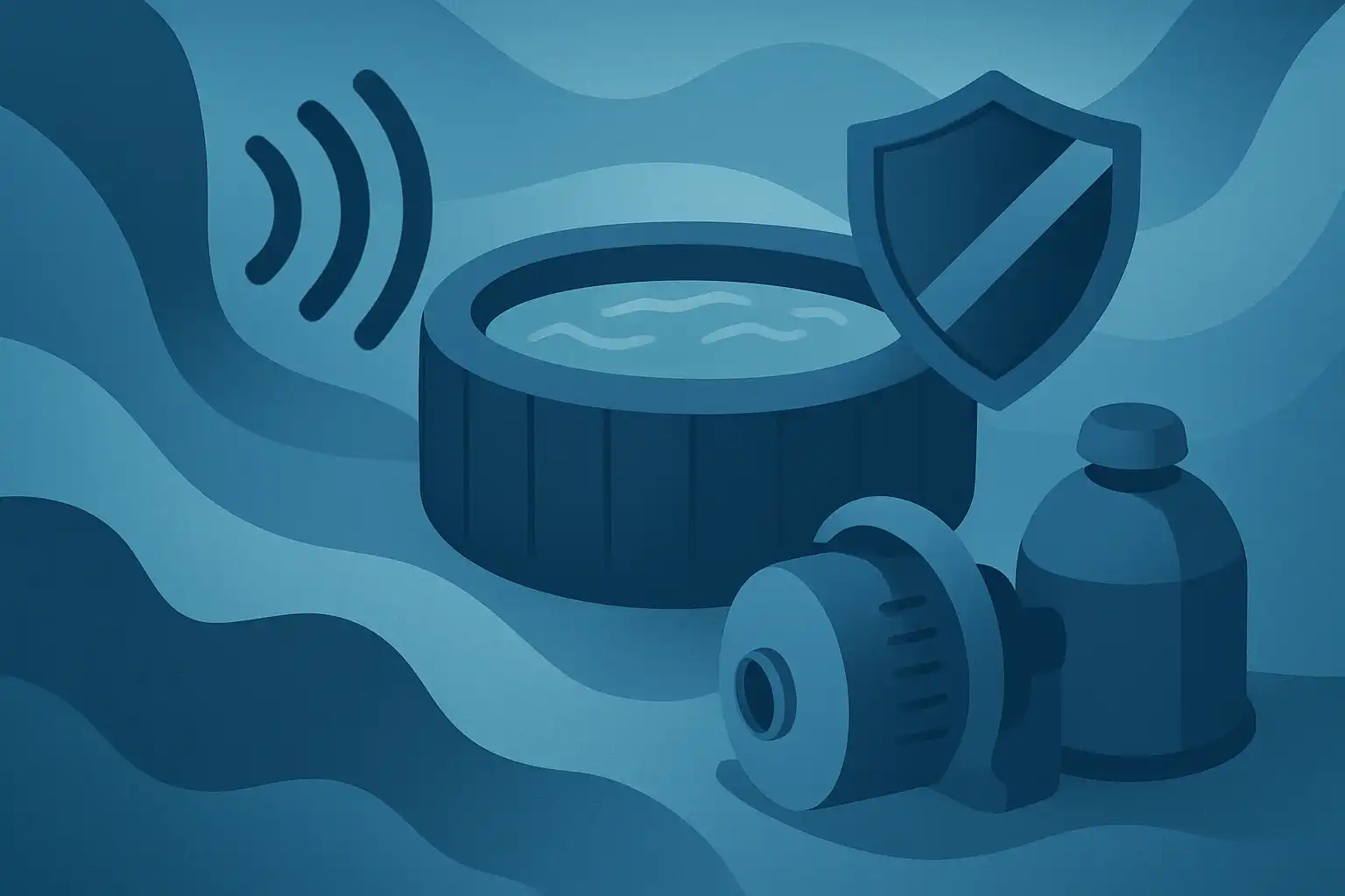 Zo maak je je opblaasbare jacuzzi fluisterstil: tips voor geluidsdemping en stille pompen