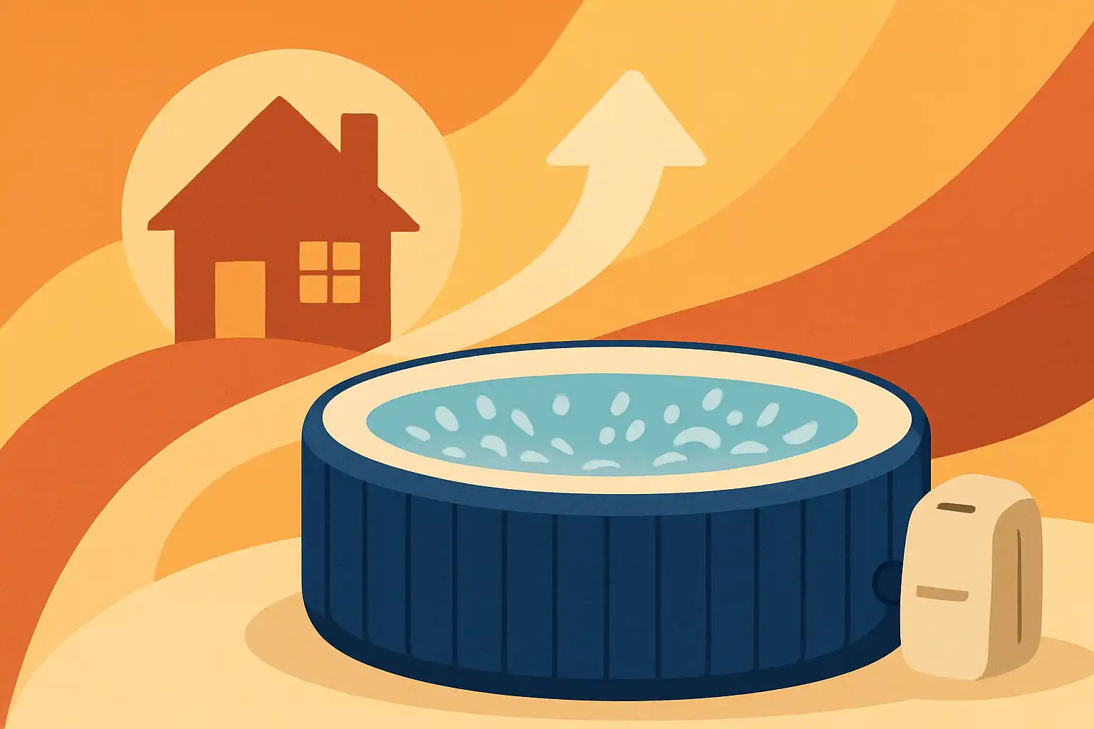 Zo verhoog je de waarde van je huis met een opblaasbare jacuzzi (wat kopers écht willen)