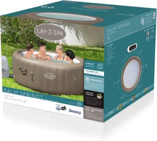 Bestway Lay-Z Spa Palm Springs - Opblaasbare spa – 6 personen