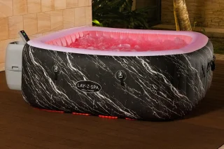 Lay-Z-Spa® Hollywood Energy-Efficient Luxe AirJet™ Opblaasbare Spa met Ledverlichting voor 4-6 Personen