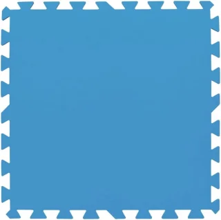 Vloerbeschermende Tegels voor Zwembaden en Spa's – Set van 9 Blauw