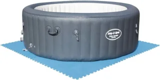 Vloerbeschermende Tegels voor Zwembaden en Spa's – Set van 9 Blauw