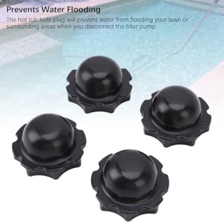 Wat vinden we goed aan de 4-pack P6575 Rubberen Gatplug, Filterstopkap voor Opblaasbare Hot Tub Spa, Buitenbubbelbad en Spa-accessoire, voor Opblaasbaar Bubbelbadgat