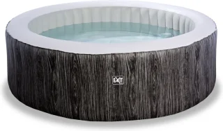 EXIT Wood Deluxe spa (4 personen) - donkergrijs