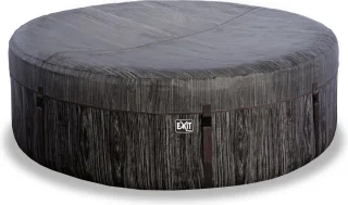 EXIT Wood Deluxe spa (4 personen) - donkergrijs