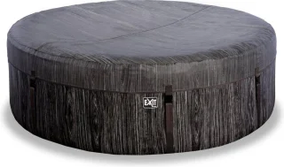 EXIT Wood Deluxe spa (4 personen) - donkergrijs