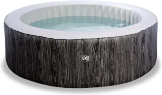 EXIT Wood Deluxe spa (4 personen) - donkergrijs