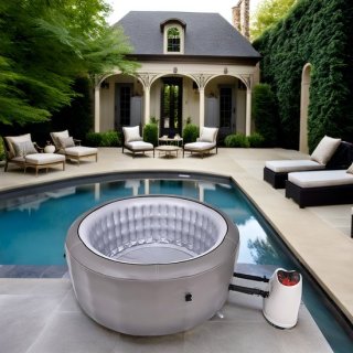 Luxe Opblaasbare Jacuzzi Spa 4 Personen – Bubbelbad met Verwarming & 110 Jets – Hometotry review