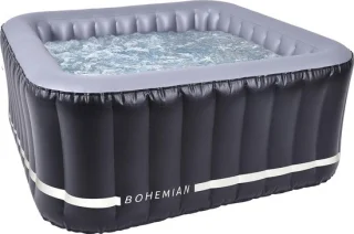 Opblaasbare vierkante Spa 2 + 2 zits voor binnen en buiten - Comfortabele Wellness ervaring