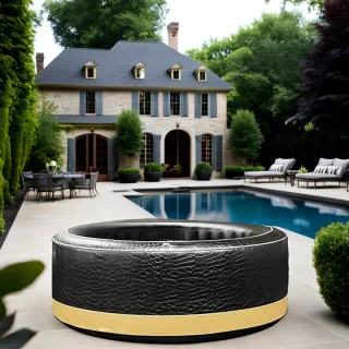 Luxe Opblaasbare Jacuzzi Spa voor 6 Personen met Hydromassage, Verwarming & Ozontherapie – Zelfopblazend Bubbelbad – Hometotry