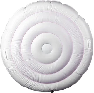 Round Inflatable Hot Tub Cover with Handle, 4.5ft Rainproof Insulated Hot Tub Lid for Outdoor Inflatable Round Hot Tub, Portable Hot Tub Cover for Round