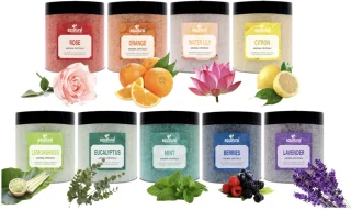 Intex PureSpa Jet & Bubble Deluxe Carbone + Aquatural Set Aroma Crystals + Wifi - 4 persoons