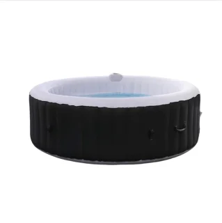 Jacuzzi Opblaasbaar Vierkant - Jacuzzi Opblaasbaar 4 Persoons Met 130 Massage Jets - Jacuzzi Spa Met Automatische Inflatie
