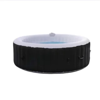Jacuzzi Opblaasbaar Vierkant - Jacuzzi Opblaasbaar 4 Persoons Met 130 Massage Jets - Jacuzzi Spa Met Automatische Inflatie