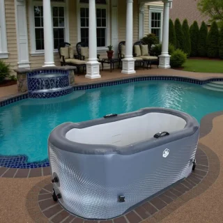 Ijsbad Cold Plunge – Dropstitch Technologie – 300L – 1 Persoon – 170x92x67cm – Voor Spierherstel & Koudetherapie – Hometotry