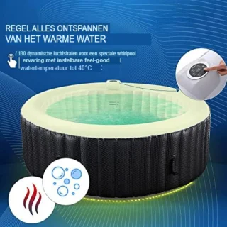Opblaasbare Jaccuzi - Opblaasbare Hottub - Opblaasbare Jacuzzi 6 Personen - 180cm - 1000L