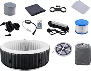 Opblaasbare Jaccuzi - Opblaasbare Hottub - Opblaasbare Jacuzzi 6 Personen - 180cm - 1000L
