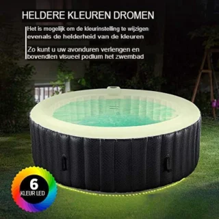 Opblaasbare Jaccuzi - Opblaasbare Hottub - Opblaasbare Jacuzzi 6 Personen - 180cm - 1000L