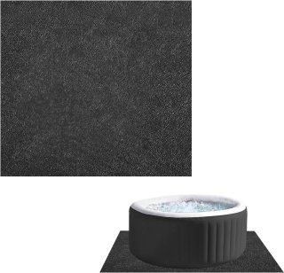 De Antislip Waterdichte Bubbelbadmat - Herbruikbare Vloermat voor Zwembad en Bubbelbad, 188 x 183 cm in één oogopslag