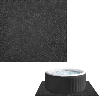 Antislip Waterdichte Bubbelbadmat - Herbruikbare Vloermat voor Zwembad en Bubbelbad, 188 x 183 cm