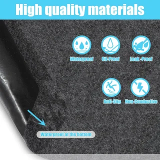 Antislip Waterdichte Bubbelbadmat - Herbruikbare Vloermat voor Zwembad en Bubbelbad, 188 x 183 cm