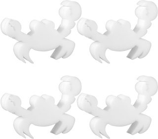 De 4-Pack Crab-Shaped Spa/Pool Sponge (White) in één oogopslag
