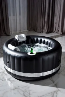 6-persoons opblaasbare Whirlpool 204 x 204 x 70 cm