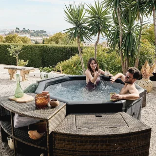 Achthoekige Draagbare Spa 4-6 Personen
