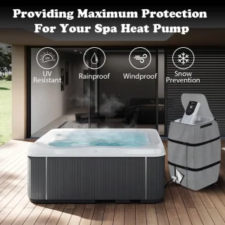 Afdekhoes voor opblaasbare hottubpomp – voor meerdere merken