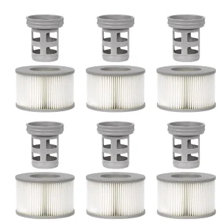 Aladdien vervangingsfilters voor opblaasbare hot tub, 6 stuks