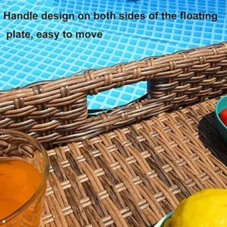 Alta Furniture Abrikoos Luxe Rattan Servicetafel