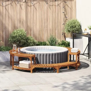 Alta Furniture Acacia Grande Ronde Hottub Ombouw