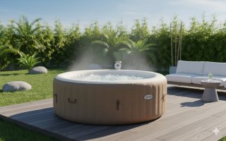 De Alta Furniture Aqua Wellness Opblaasbare Hottub 4-persoons in één oogopslag