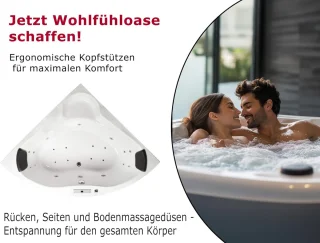 Alta Furniture Caribbean Luxe Whirlpoolbad 150 x 150 cm 2-persoons