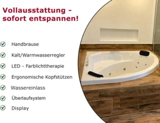 Alta Furniture Caribbean Luxe Whirlpoolbad 150 x 150 cm 2-persoons