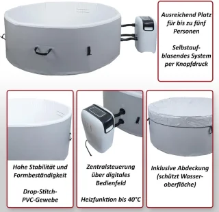 Alta Furniture Drop-stitch Premium Ronde Spa N97 Ø 180 x 63 cm