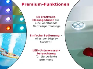 Alta Furniture Duo Whirlpoolbad 170 x 75 x 62 cm