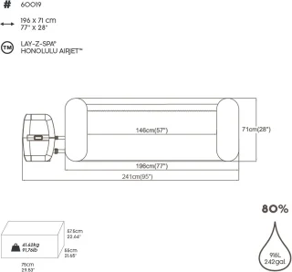 Alta Furniture Honolulu FreezeGuard AirJet Spa - Ronde Hottub