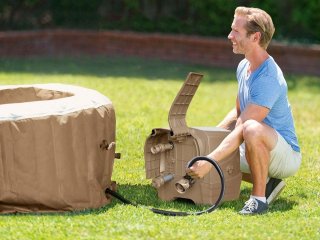 De Alta Furniture MegaFiber Wellness Spa - Opblaasbare Whirlpool in één oogopslag