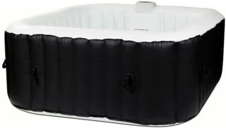 De Alta Furniture Opblaasbare Hottub Vierkant 4-persoons 1,55×0,65 m in één oogopslag