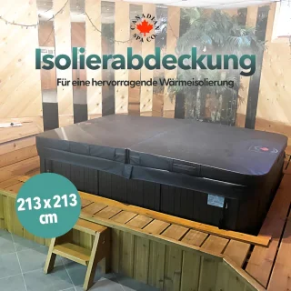 Alta Furniture PRO-Shield Hottub- en Spa Afdekking 213x213 cm Bruin
