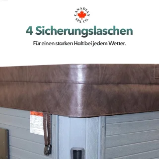 Alta Furniture PRO-Shield Hottub- en Spa Afdekking 213x213 cm Bruin