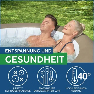 Alta Furniture Round Retreat Opblaasbare Jacuzzi