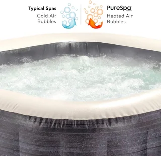 Alta Furniture Smart Luxe Greywood Deluxe Opblaasbare Spa